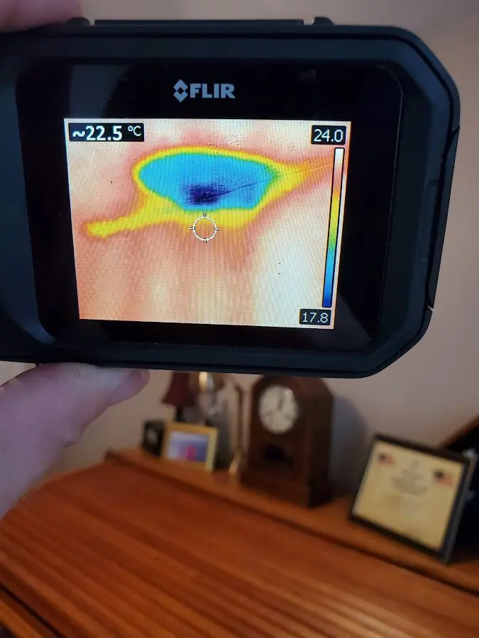 Thermal imaging inspection for water damage in Salmon Creek